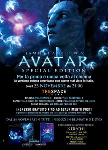 avatar torna al cinema gratis