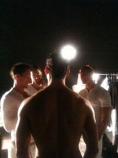 Waiting New ad Campaign Dolce & Gabbana Man p/e 2011 - Backstage