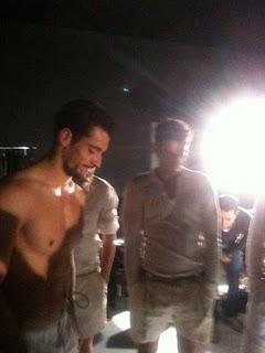 Waiting New ad Campaign Dolce & Gabbana Man p/e 2011 - Backstage