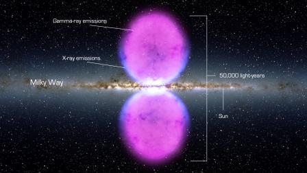 Misteriosa struttura energetica al centro della galassia