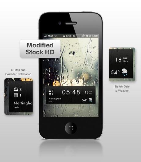 Lockscreen iPhone 4 - Stock Modified HD by Aldech freeware