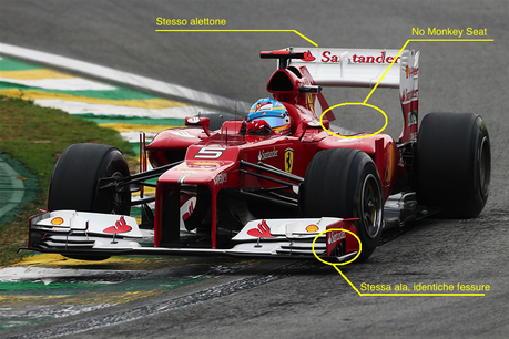 Ferrari F2012 identica per Alonso e Massa