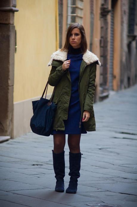 University Look - Blue and parka