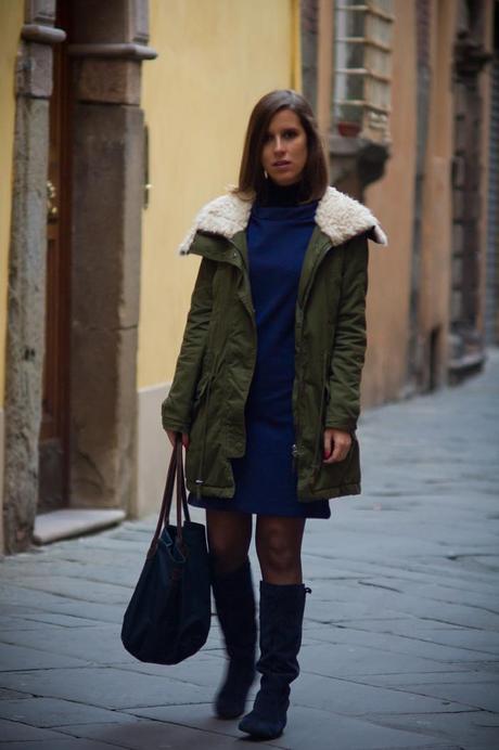 University Look - Blue and parka