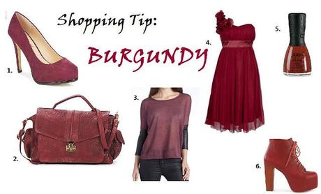 Shopping Tips || Burgundy (e codici sconto zalando!)