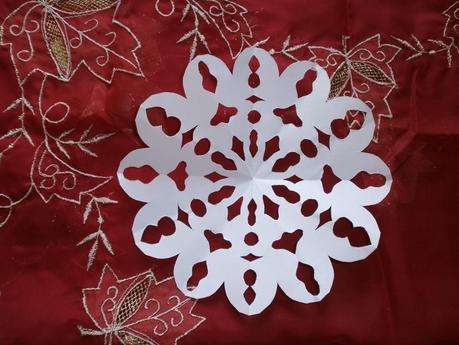 Lavoretti Natale Fiocchi Neve di Carta Tutorial 