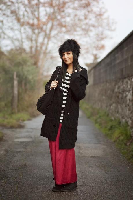 Smilingischic, fashion blog, Sandra Bacci , Moi Je Joue Firenze, Stripes, long red skirt, outfit, streestyle My idea of a perfect outfit: timeless