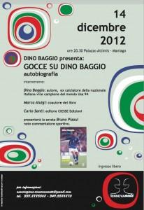 Il calciatore Dino Baggio a Maniago per presentare la sua biografia “Gocce su Dino Baggio”