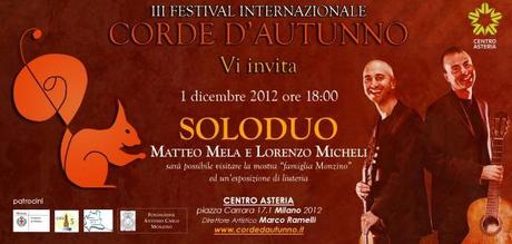 Solo Duo al III Festival Internazionale Corde d'Autunno 2012