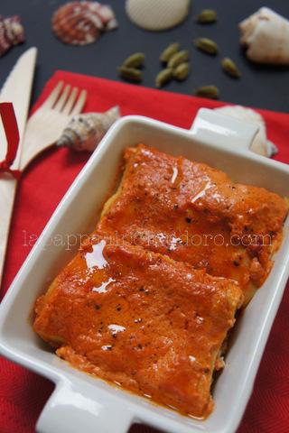 Cannelloni di mare aromatizzati al cardamomo