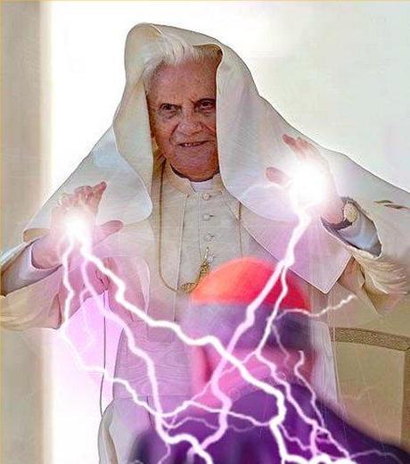 Pope Benedict XVI Unleashes Lightning