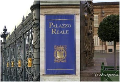 ingresso e cancellata Palazzo Reale Torino