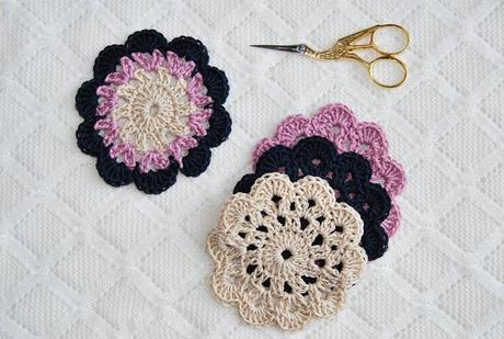 Free pattern day: sottobicchieri crochet