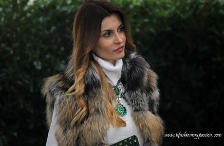 Smanicato in pelliccia, fur vest