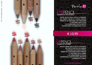 Nuovissime PaolaP Lip Pencil ed Eye Pencil