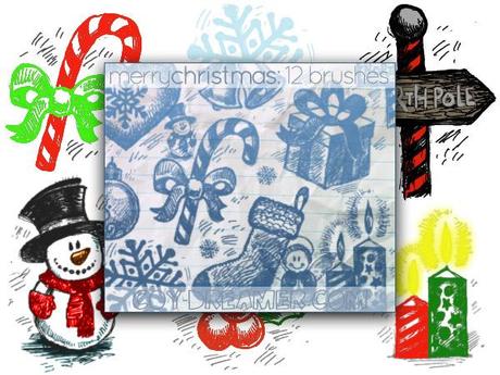 Free Christmas Brushes Photoshop Free Christmas Brushes Photoshop