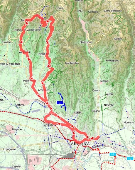 Uscita mtb dell'8/12 ovvero.... Valpolicella innevata