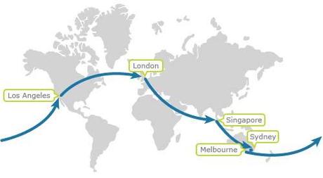 Volo giro del mondo per 1180 Euro con stop a Londra, in Asia, Australia e negli Stati Uniti!