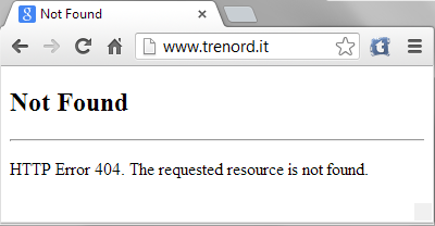L’autogoal di Trenord Trenord404notfound