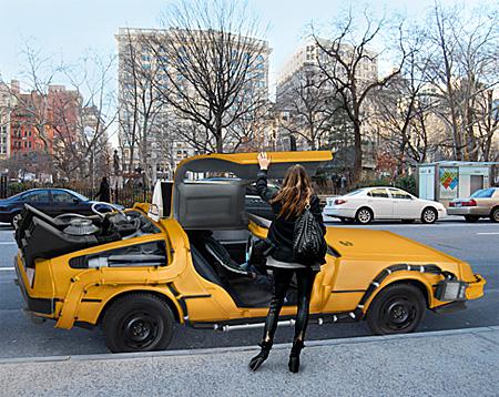 Taxi DeLorean