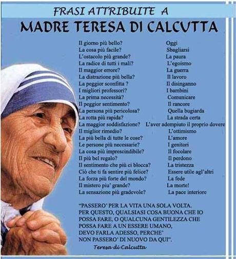 Madre Teresa di Calcutta