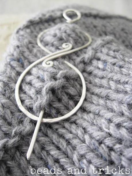 spilla da scialle (shawl pin) in argento sterling spilla da scialle (shawl pin) in argento sterling