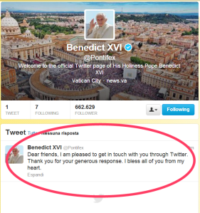 @Pontifex e il primo tweet: le reazioni politiche e lo scoppio della guerra (mediatica)