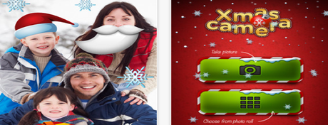 Inviamo le cartoline di Natale con Xmas Camera per iPhone [free]