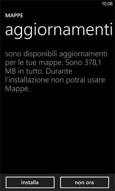 Le mappe italiane di Windows Phone 8 si aggiornano òkl