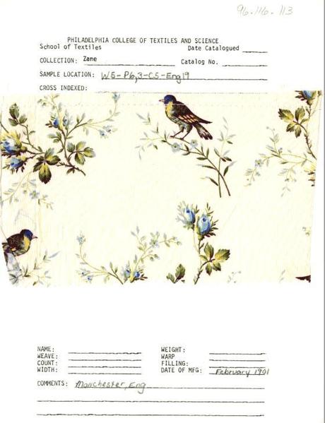 PATTERNS, STAMPE PER TESSUTI, DECORAZIONI D'EPOCA CATALOGATE E CONSULTABILI SUL SITO DI