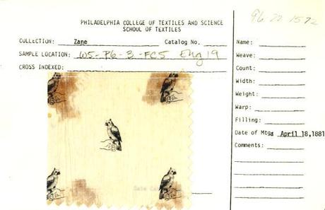 PATTERNS, STAMPE PER TESSUTI, DECORAZIONI D'EPOCA CATALOGATE E CONSULTABILI SUL SITO DI