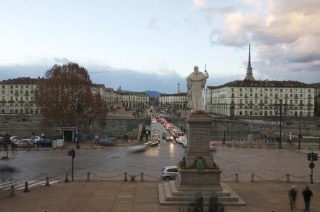 Love Torino with my pink coat!