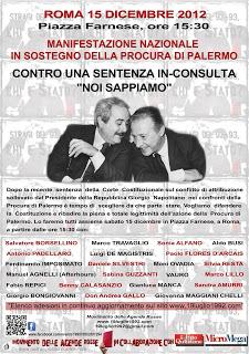 Con Salvatore Borsellino per la verità sulle stragi di mafia del 1992 e 1993