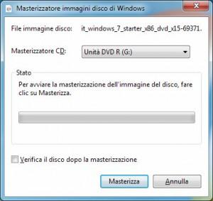 Masterizzare immagini ISO con Windows 7