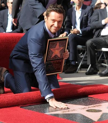 Hugh Jackman ottiene una stella sulla Hollywood Walk of Fame