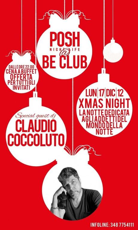17/12 Claudio Coccoluto @ Be Club Lonato (Bs) per la Xmas Night degli addetti ai lavori della notte