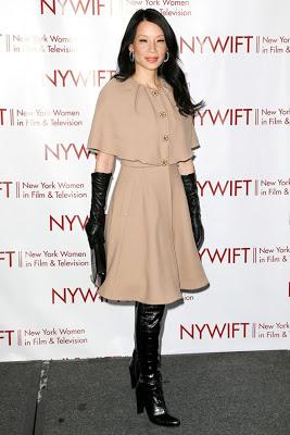 Lucy Liu in Dolce & Gabbana at the 2012 New York Women in Film And Television Muse Awards