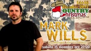 Mark Wills domani in concerto al Country Christmas di Pordenone