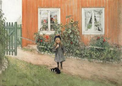 Carl Larsson | la famiglia nello Stile Tradizionale Nordico