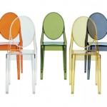 sedia Victoria Ghost KARTELL di Philippe Starck