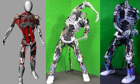 FINIRE Kenshiro: il robot cMuscoli e ossa robotiche