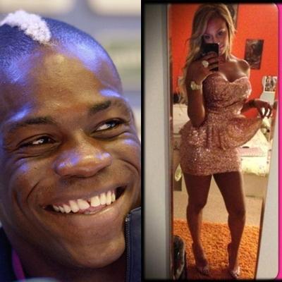 Mario Balotelli festeggia la paternità con Fanny Robert Neguesha