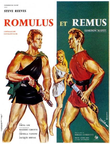 una immagine di Locandina del film Romolo e Remo 1961 di Sergio Corbucci 620x813 su Il Ribelle: Raccontare lAlba di un Nuovo Mondo