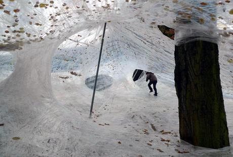 Scultura organica nel paesaggio / Site-specific organic sculture