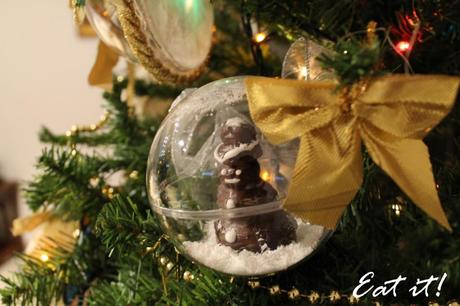 Palle di Natale con sorpresa al cioccolato