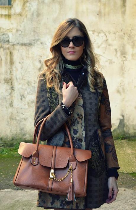 GoaGoa Coat, Miluna bracelet, Chanel sunglasses, Romwe bag