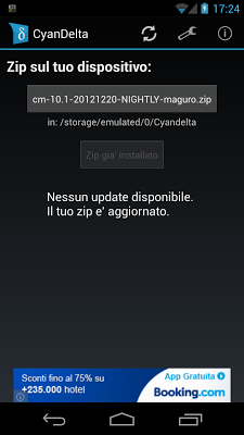 Cyanogenmod: rilasciata CM10.1 Nightly 20121220 per Galaxy Nexus