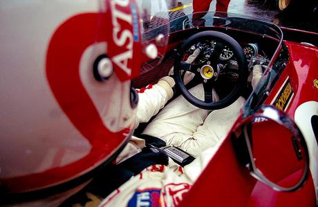 Clay Regazzoni's Ferrari cockpit
