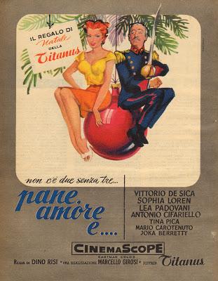 (1955) locandina - PANE, AMORE E.... (italia)