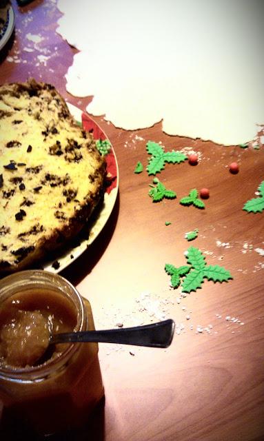 Snapshots di Natale e panettone decorato con pasta di zucchero!!